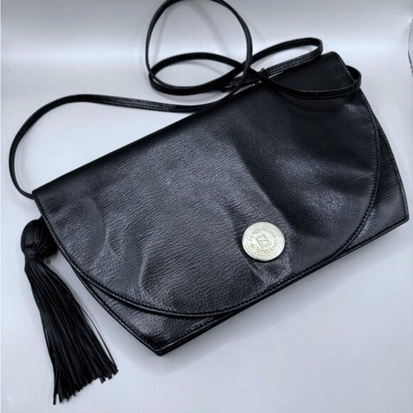 Fendi 90s tassel leather crossbody convertible clutch EUC - Picture 7 of 9